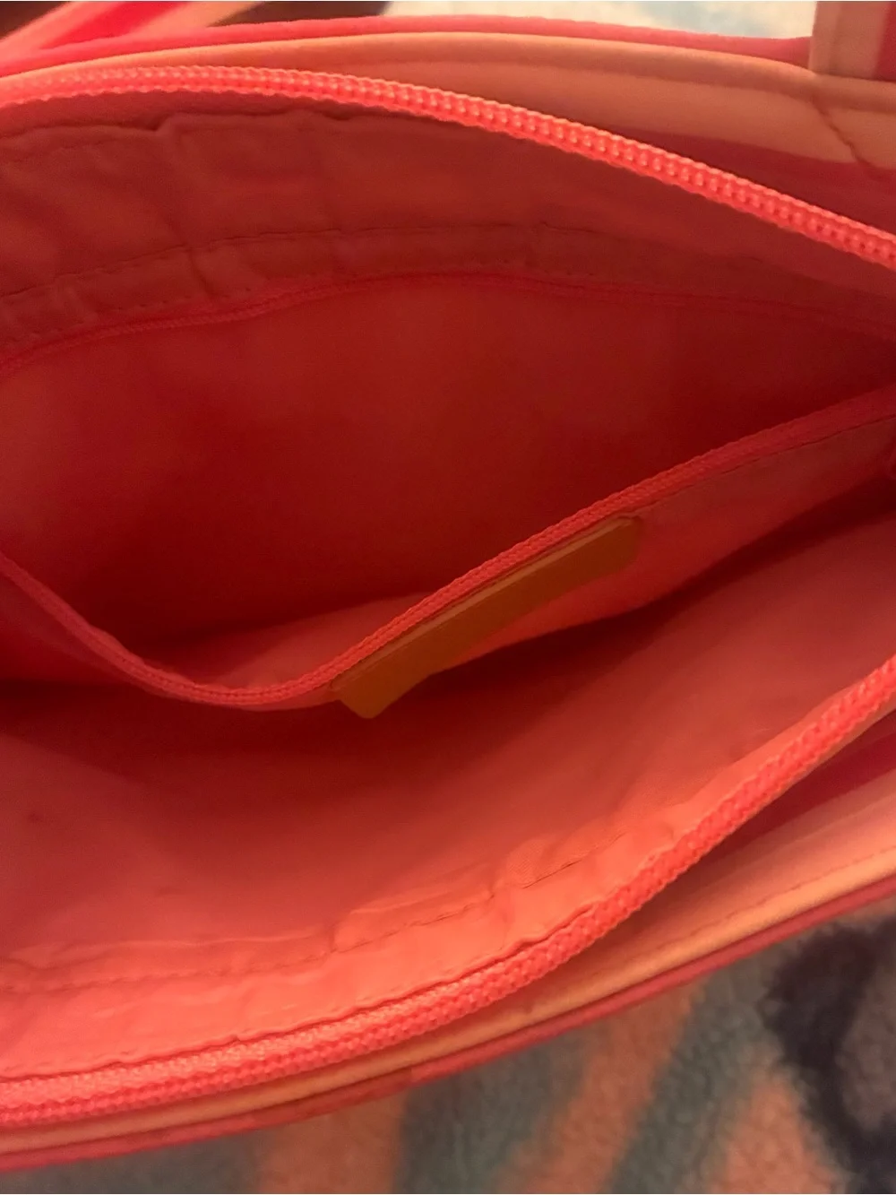kate spade Pink and White Striped Shoulder Bag